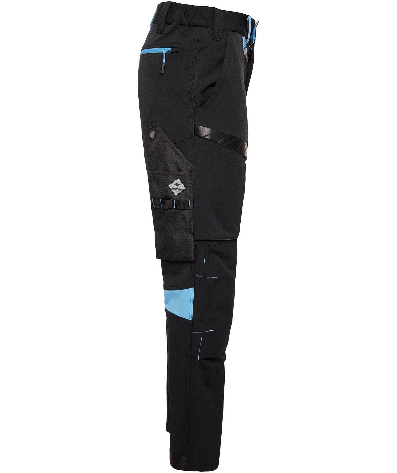 Roadsign work trousers, Black/Aqua, large image number 2