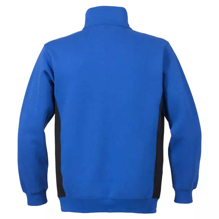 Fristads Acode sweatshirt med lynlås, Kongeblå/Sort, large image number 1