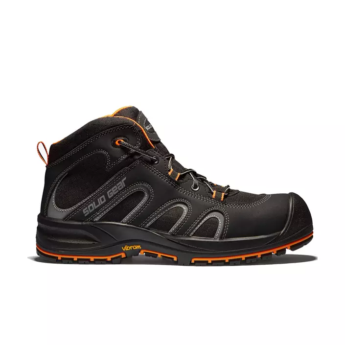 Solid Gear Falcon safety boots S3, Black/Orange, large image number 0