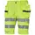Helly Hansen Alna 2.0 craftsman shorts, Hi-vis yellow/charcoal, Hi-vis yellow/charcoal, swatch