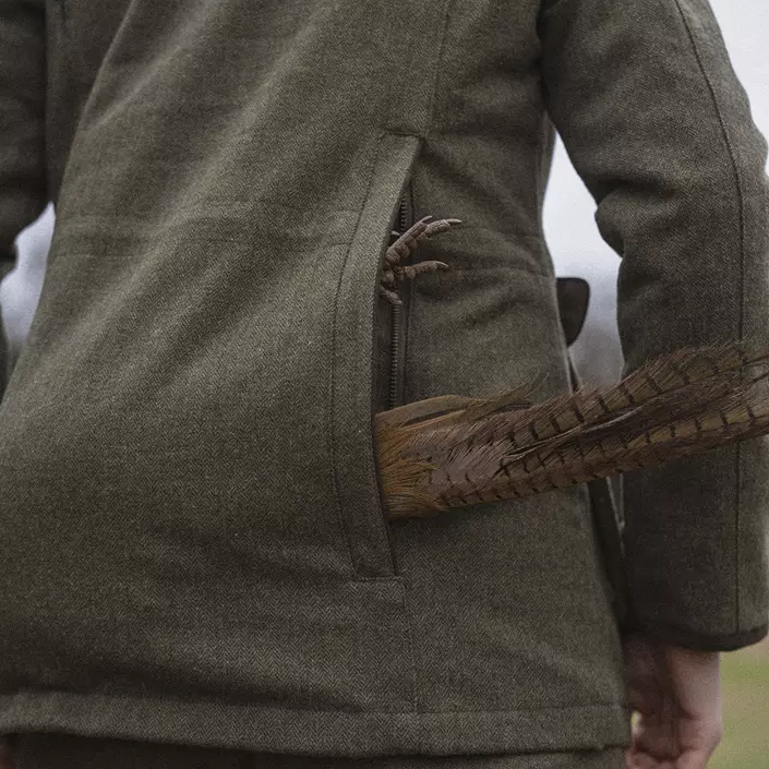 Seeland Hillside Harriet parkas med ull dam, Moss green, large image number 14