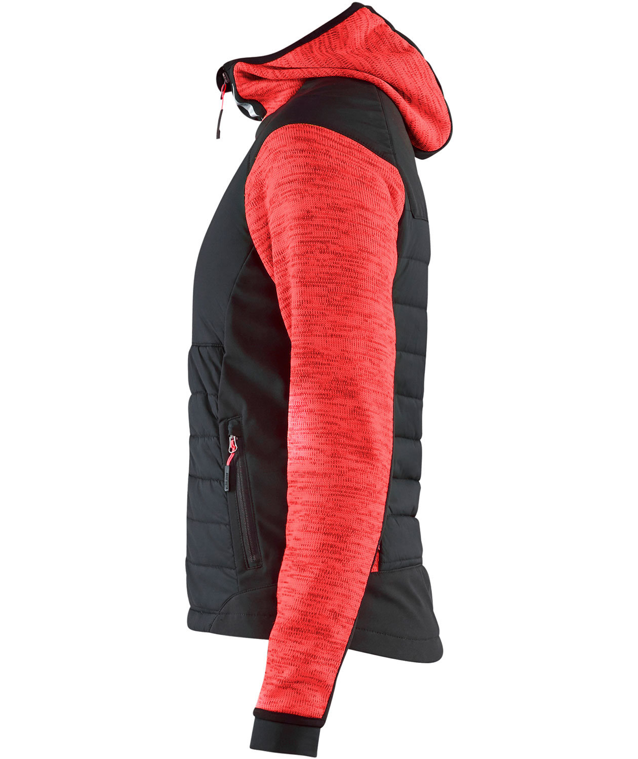 Bl&aring;kl&auml;der women's hybrid jacket, Red/Black, large image number 2