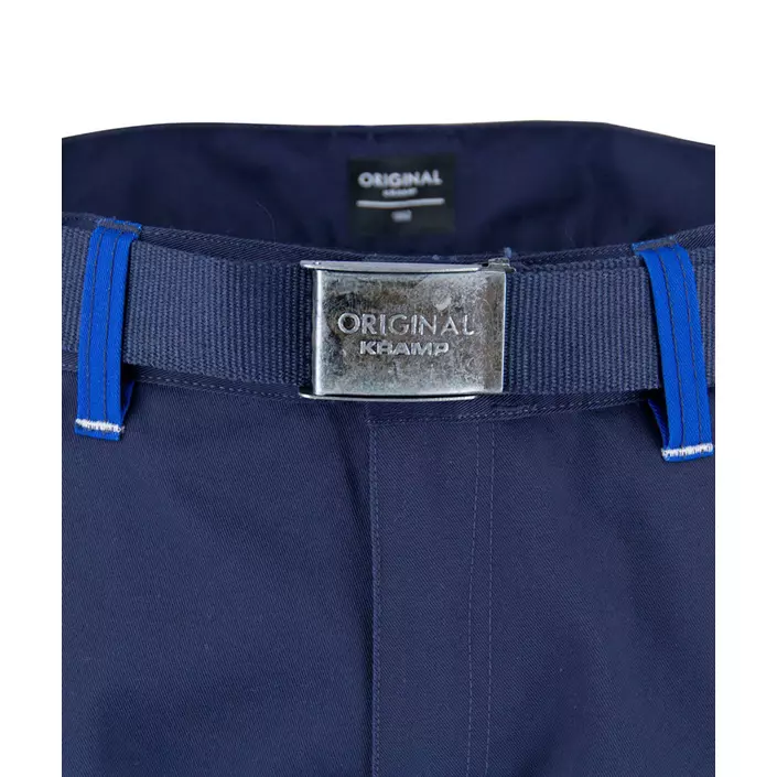 Kramp Original work trousers with belt, Marine/Royal Blue, large image number 4
