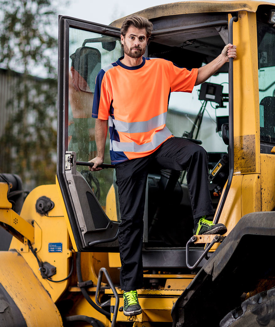 YOU Mora T-shirt, Hi-vis Orange, large image number 4