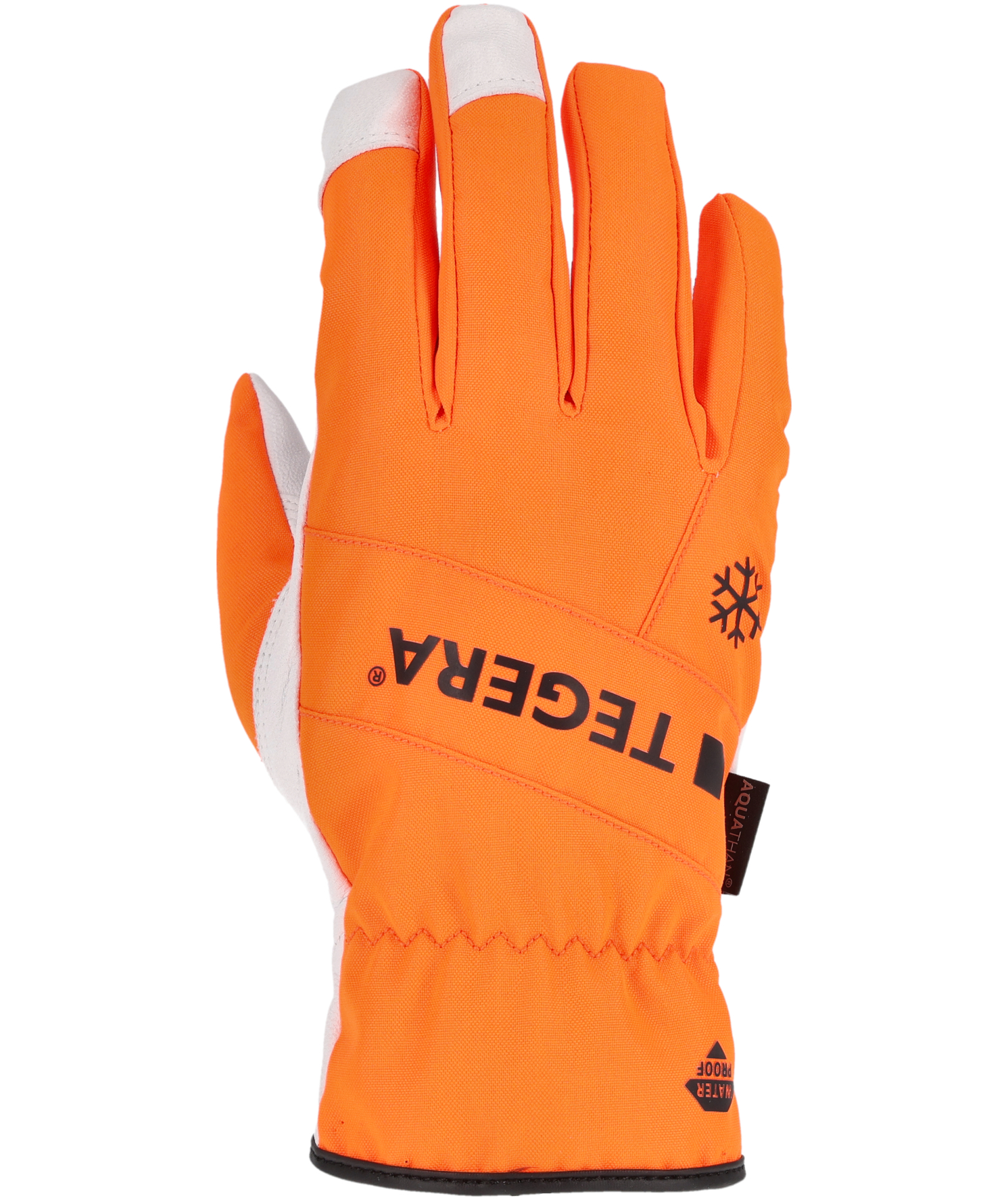 Tegera 288 winter work gloves, Orange/white, large image number 2
