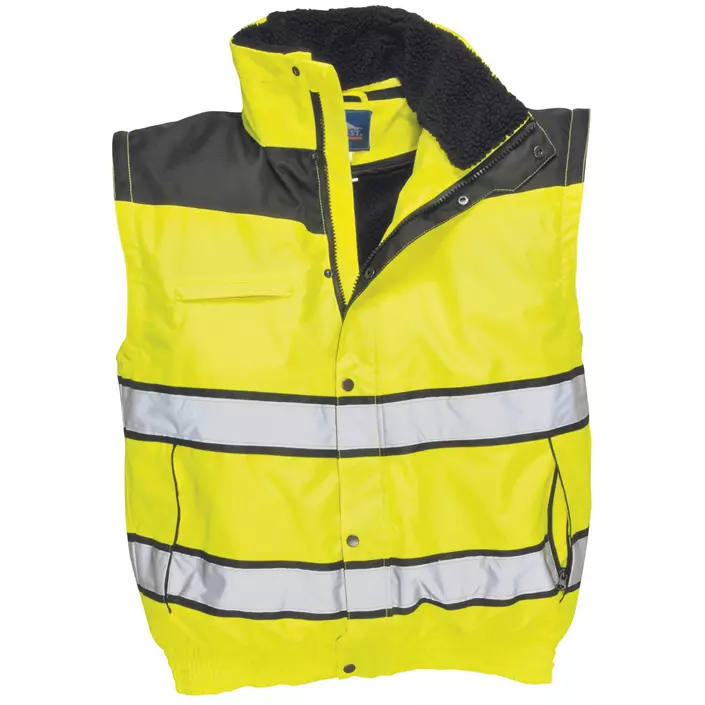 Portwest 3-i-1 pilotjacka, Gul/Svart, large image number 2