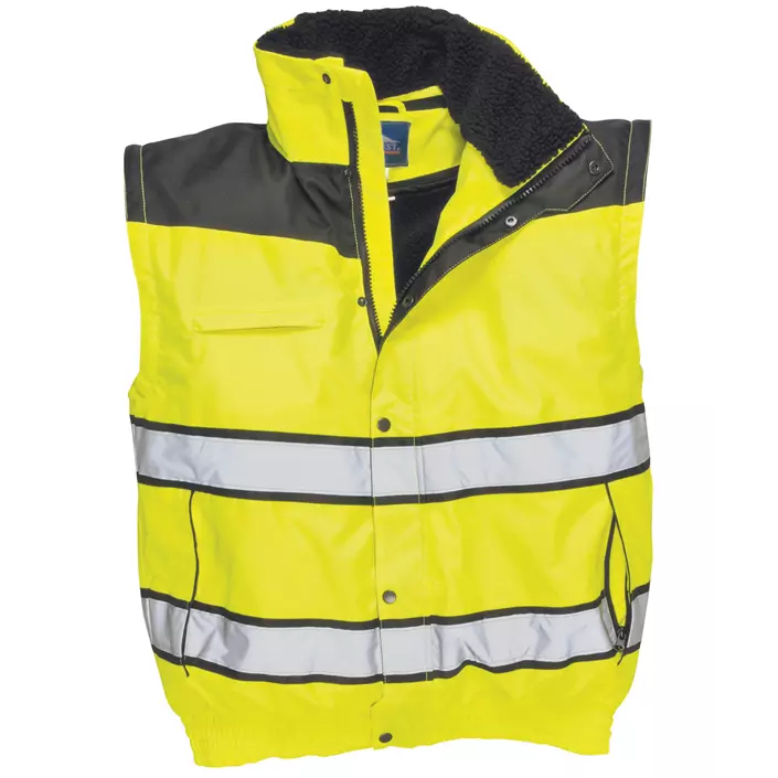 Portwest 3-in-1 pilotjacket, Yellow/Black, large image number 2