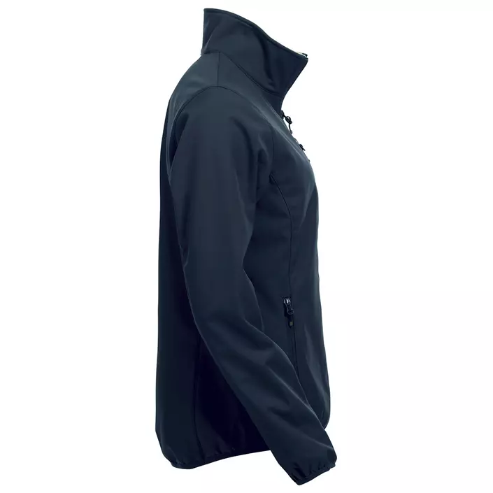 Clique Basic women's softshell jacket, Dark navy, large image number 3