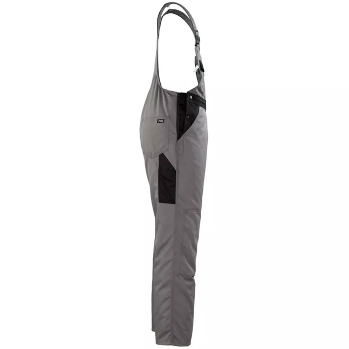 MacMichael Paraguay work bib and brace trousers, Antracit Grey/Black, large image number 3