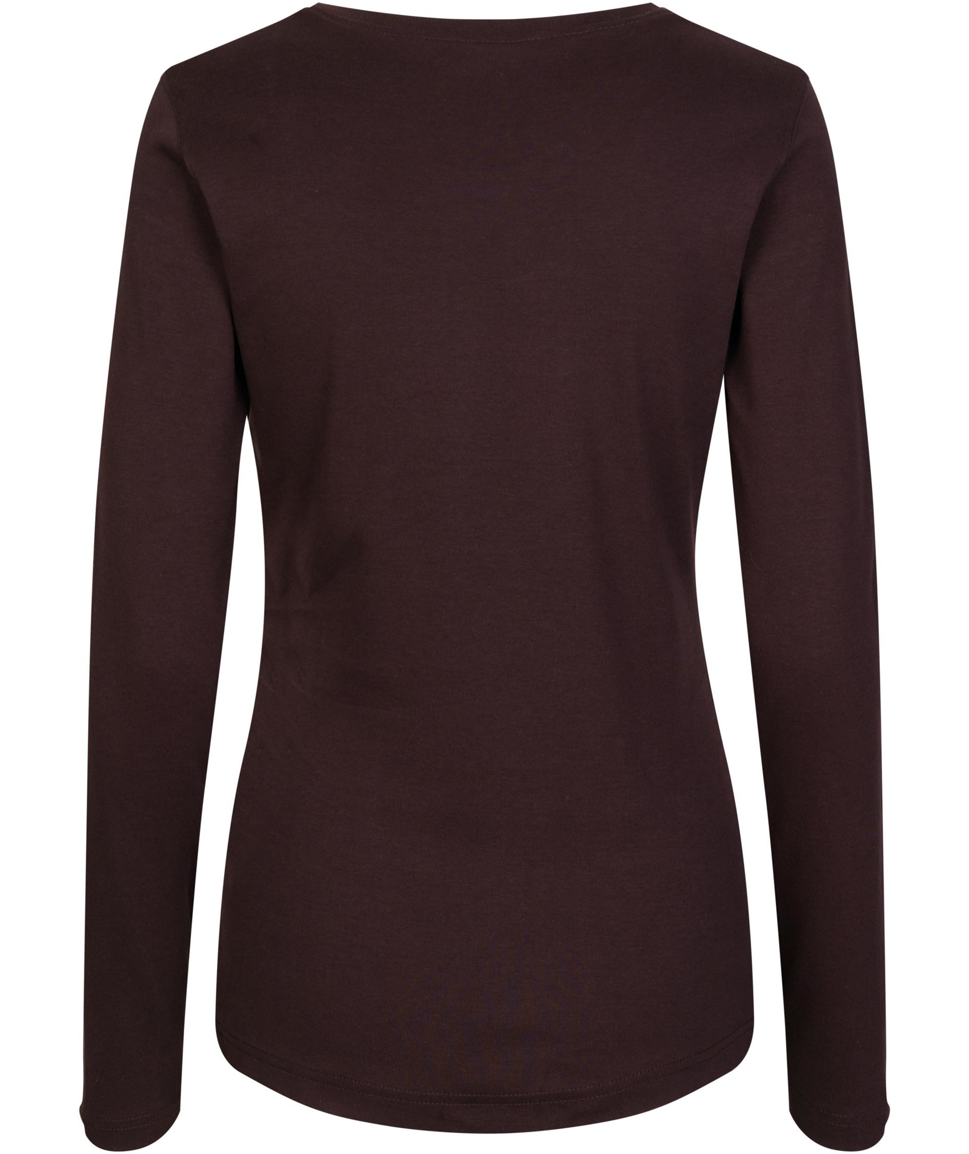 ID Interlock  Lang&auml;rmliges Damen T-shirt, Dark bourdeaux, large image number 2