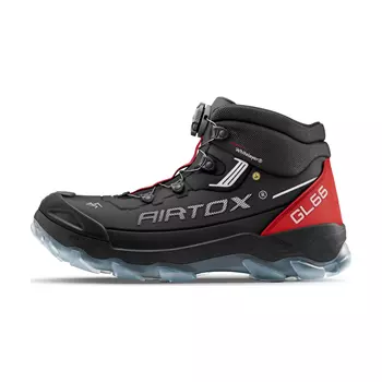 Airtox GL66 safety boots S3, Black/Red