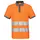 ProJob Poloshirt 6008, Hi-vis orange/Grau, Hi-vis orange/Grau, swatch