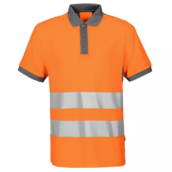 ProJob Poloshirt 6008, Hi-vis orange/Grau