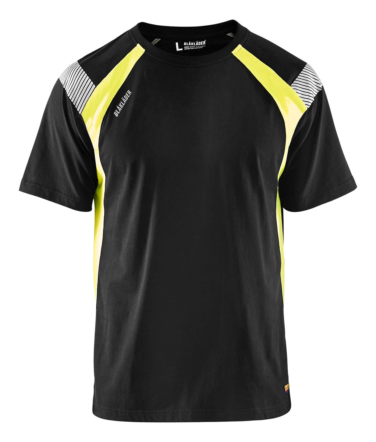 Bl&aring;kl&auml;der T-shirt, Black/Hi-Vis Yellow