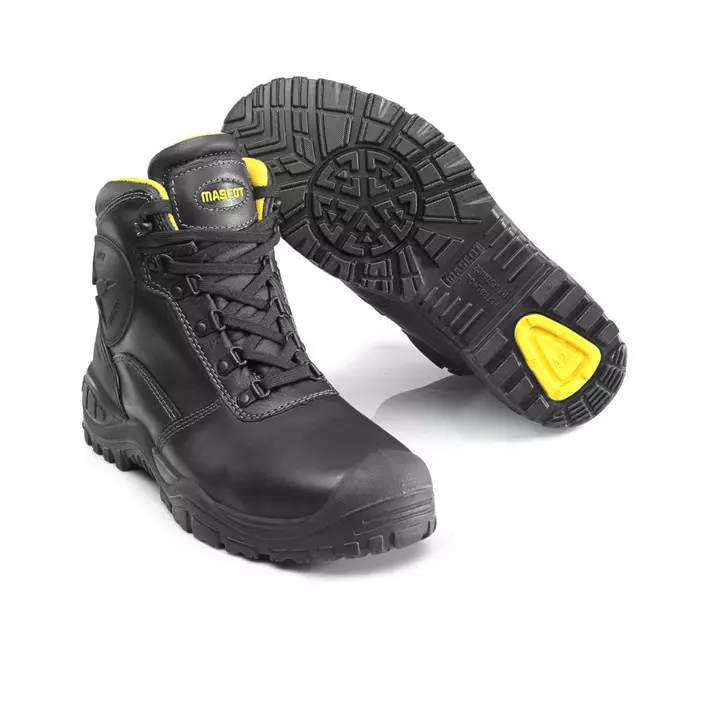 Mascot Batura Plus safety boots S3, Black/Yellow, large image number 0