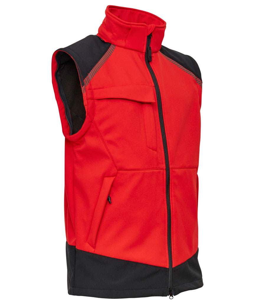 ELKA Working Xtreme 2-in-1 softshell jacket, Red/Black, large image number 2