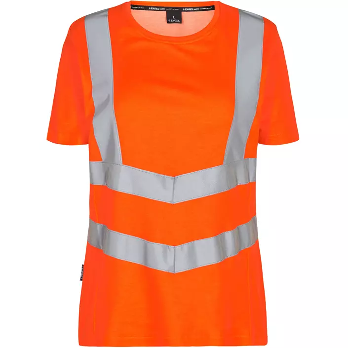 Engel Safety dame T-skjorte, Hi-vis Orange, large image number 0