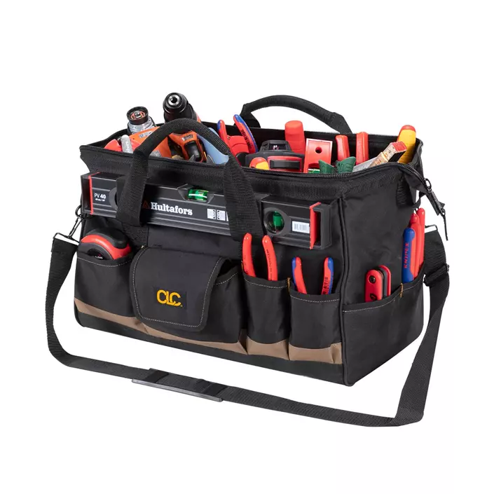 CLC Work Gear 1163 BigMouth® large tool bag, Black/Brown, Black/Brown, large image number 3