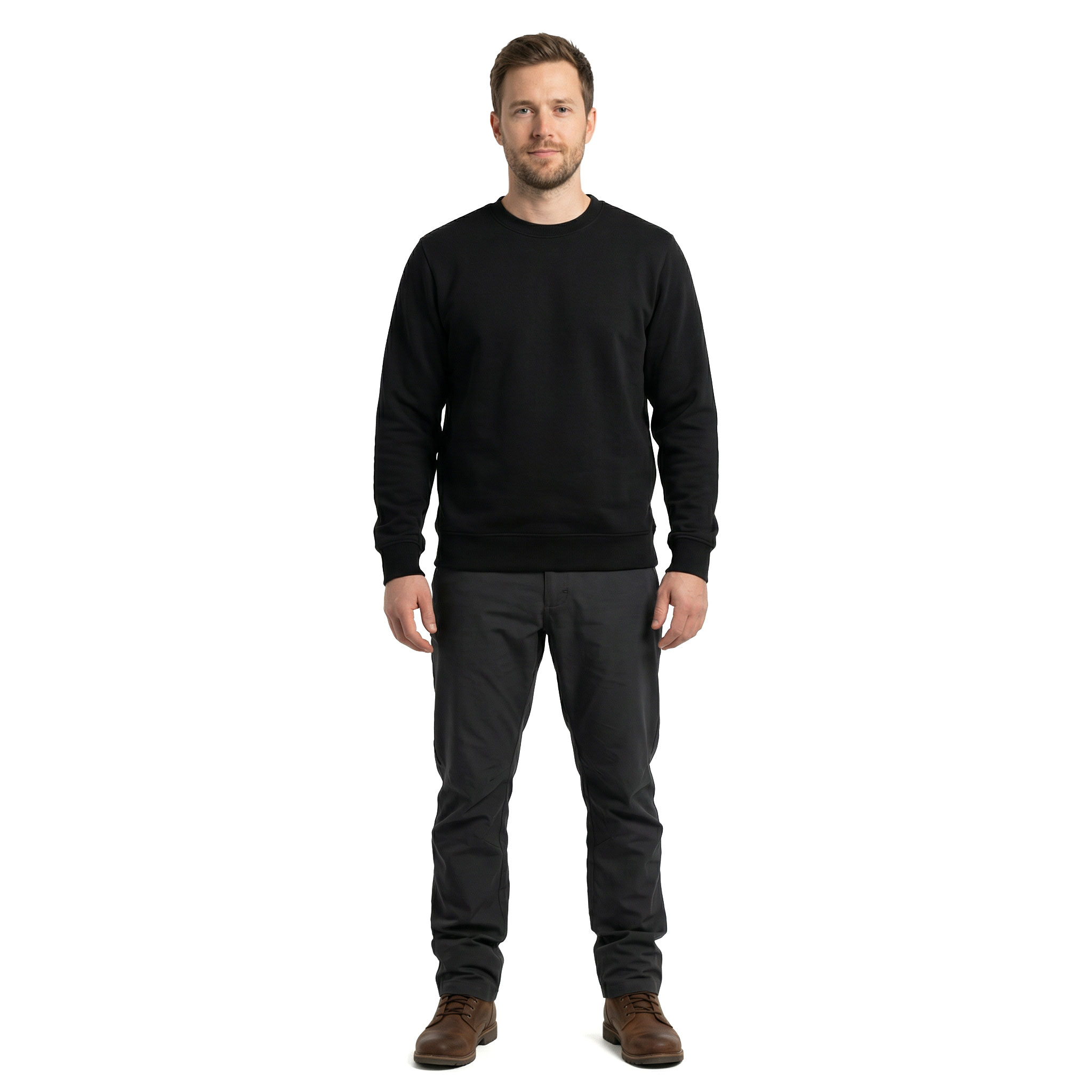 Westborn light sweatshirt, Black, large image number 2