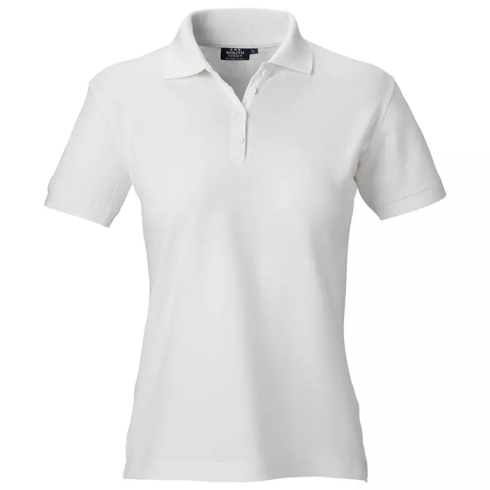 South West Coronita Damen Poloshirt, Weiß, large image number 0