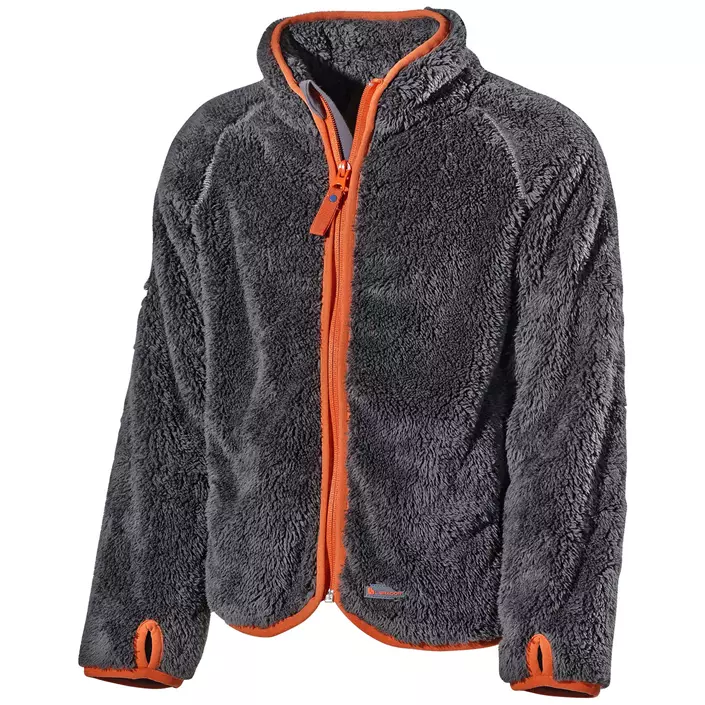 L.Brador pile jacket 433P for kids, Grey, large image number 0