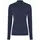 Dovre women's half-zip baselayer sweater with merino wool, Navy, Navy, swatch