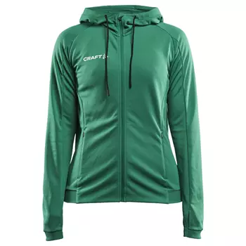Craft Evolve hoodie/huvtröja dam, Team green