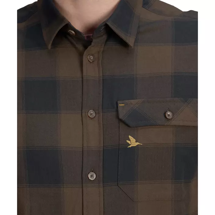 Seeland Highseat snekkerskjorte, Hunter brown, large image number 2