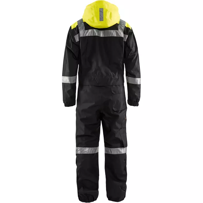 Blåkläder Shell Overall, Schwarz/Hi-Vis Gelb, large image number 1