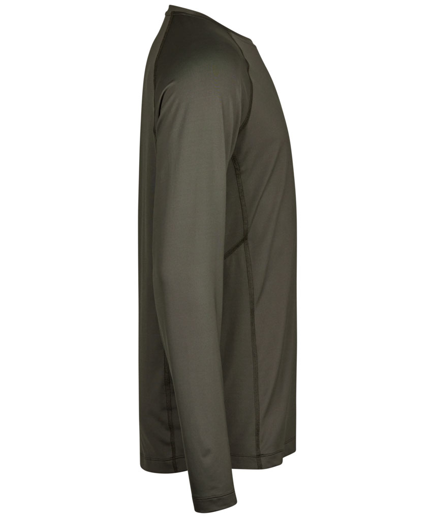 Tee Jays long-sleeved Cooldry T-shirt, Deep Green, large image number 3