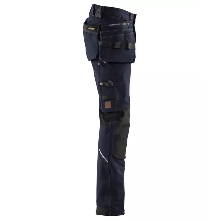 Blåkläder X1900 craftsman trousers full stretch, Dark Marine/Black, large image number 2