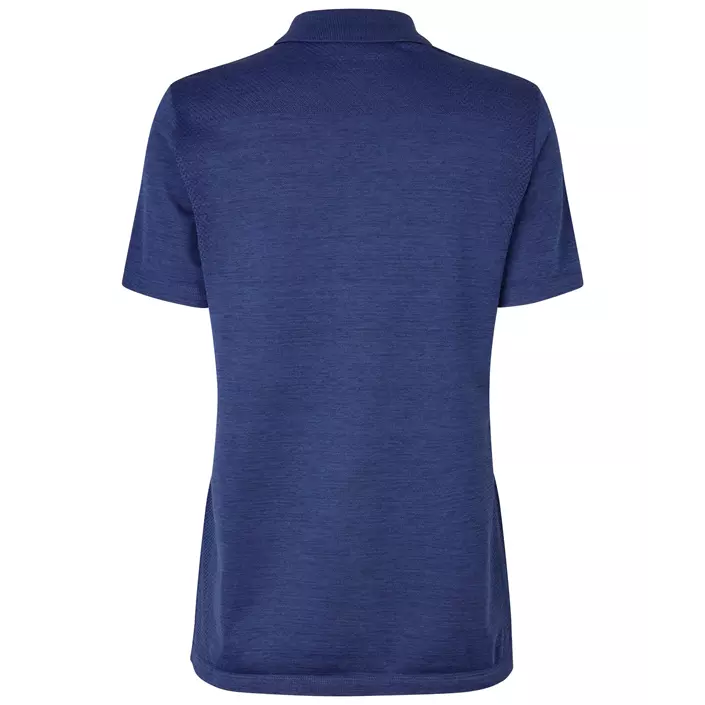 ID Active women's polo shirt, Navy melange, large image number 1