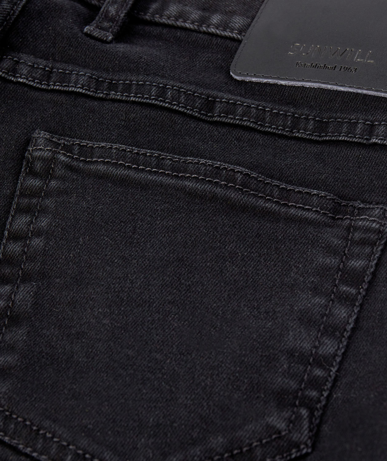 Sunwill Super Stretch Fitted jeans dam, Black, large image number 3