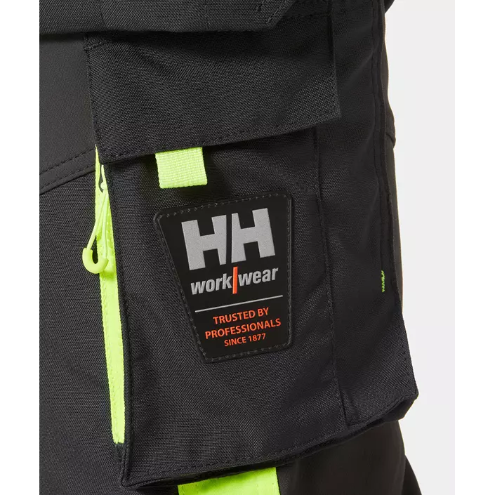 Helly Hansen ICU craftsman trousers full stretch, Hi-vis yellow/charcoal, large image number 2