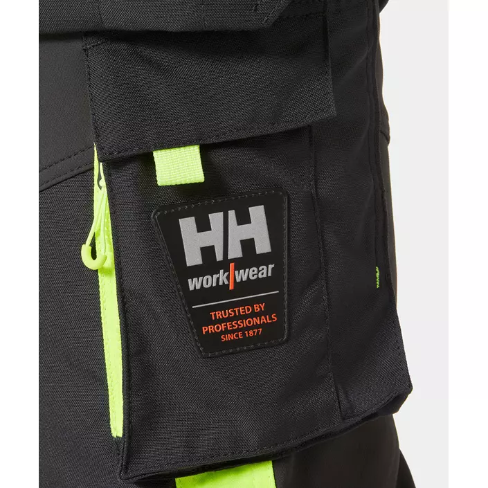 Helly Hansen ICU Handwerkerhose full stretch, Hi-vis gelb/charcoal, large image number 2