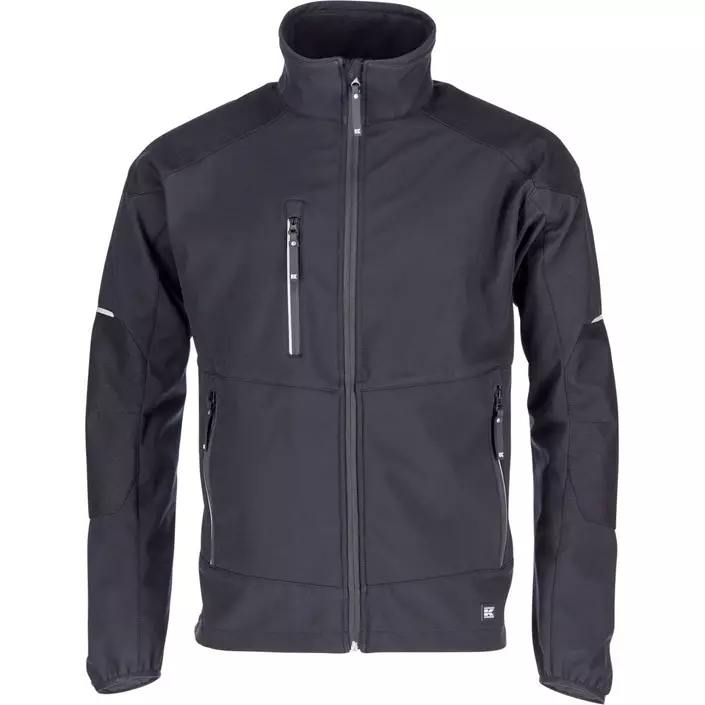Kramp Technical softshell jacket, Black, large image number 0