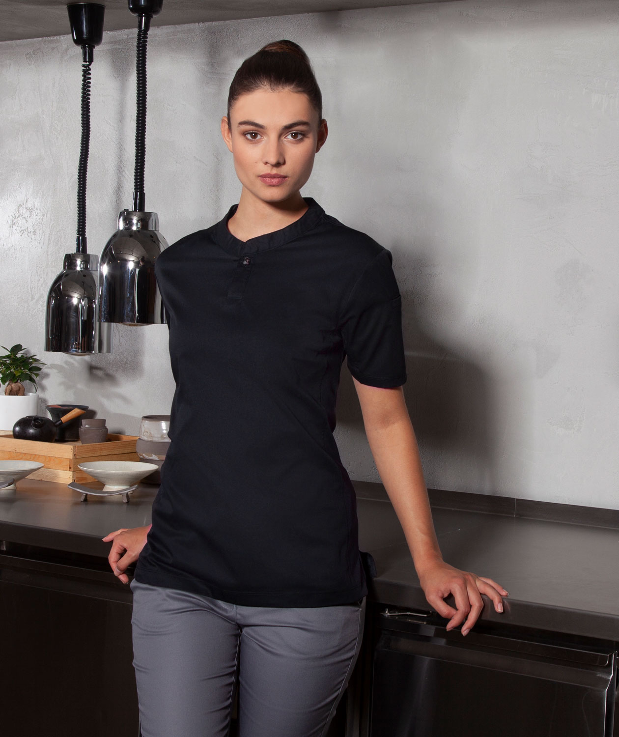 Karlowsky Performance women's polo shirt, Black