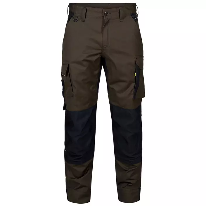 Engel X-treme work trousers, Forest Green/Black, large image number 0