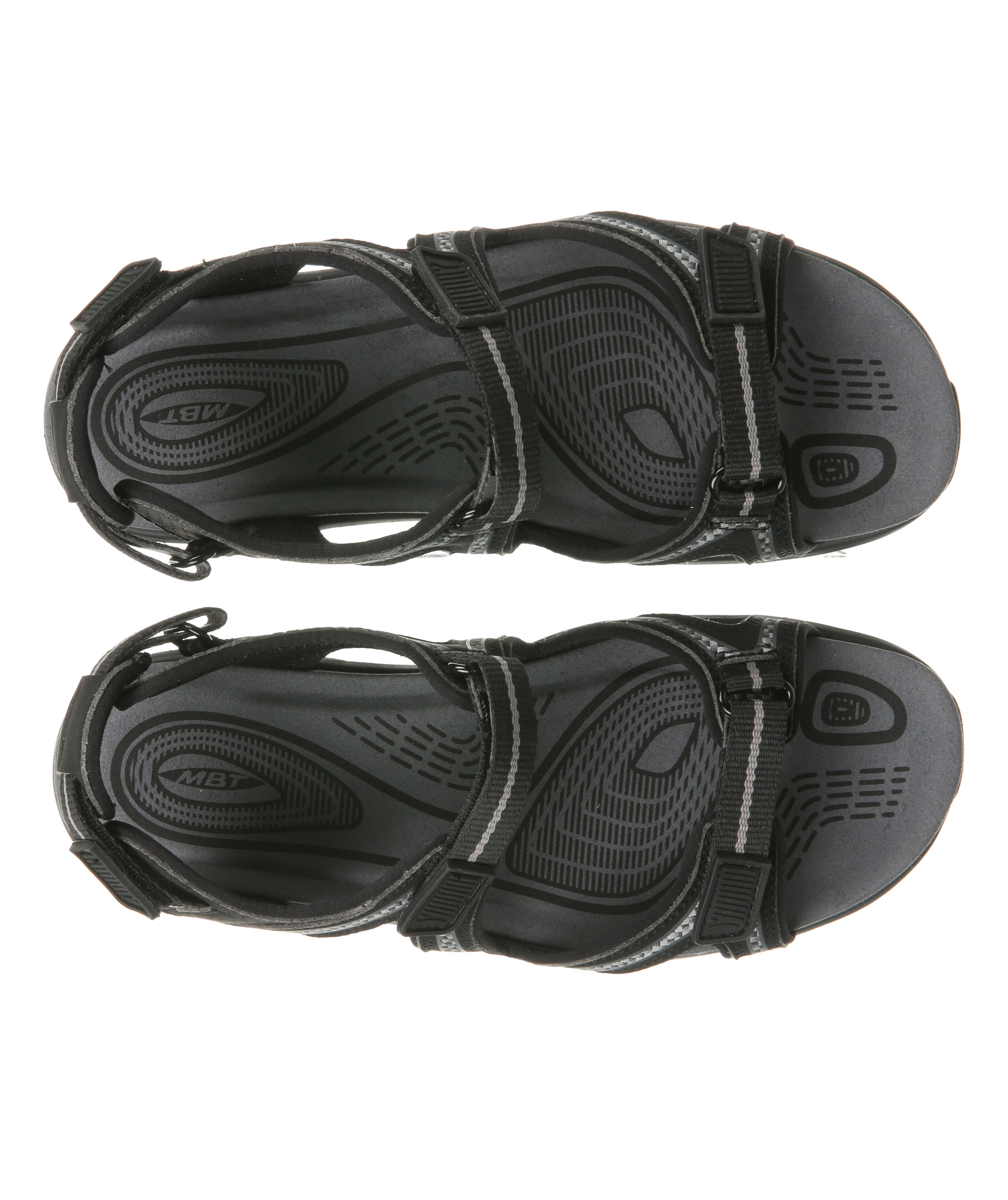 MBT Lila 6 sandaler dam, Svart, large image number 3