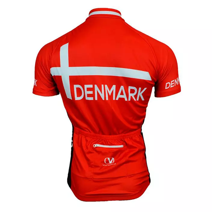 Vangàrd Denmark short-sleeved jersey, Red, large image number 2