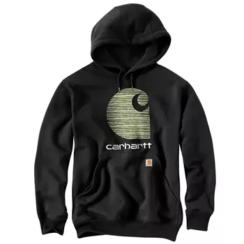 Carhartt Rain Defender Logo hoodie, Svart