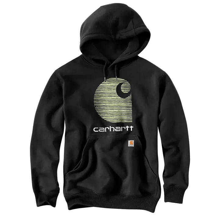 Carhartt Rain Defender Logo hoodie, Svart, large image number 0