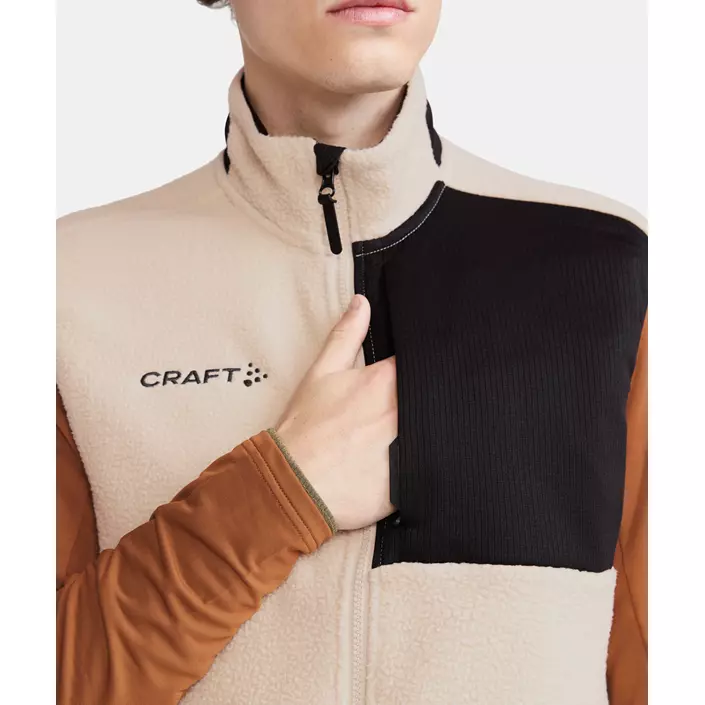 Craft ADV Explore fibre pile vest, Ecru-black, large image number 6