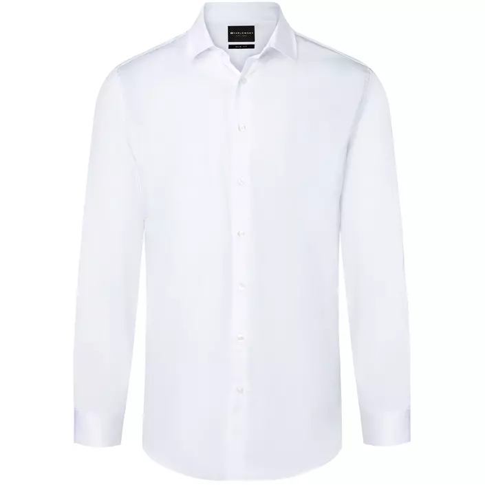 Karlowsky modern fit stretch skjorta, White, large image number 0
