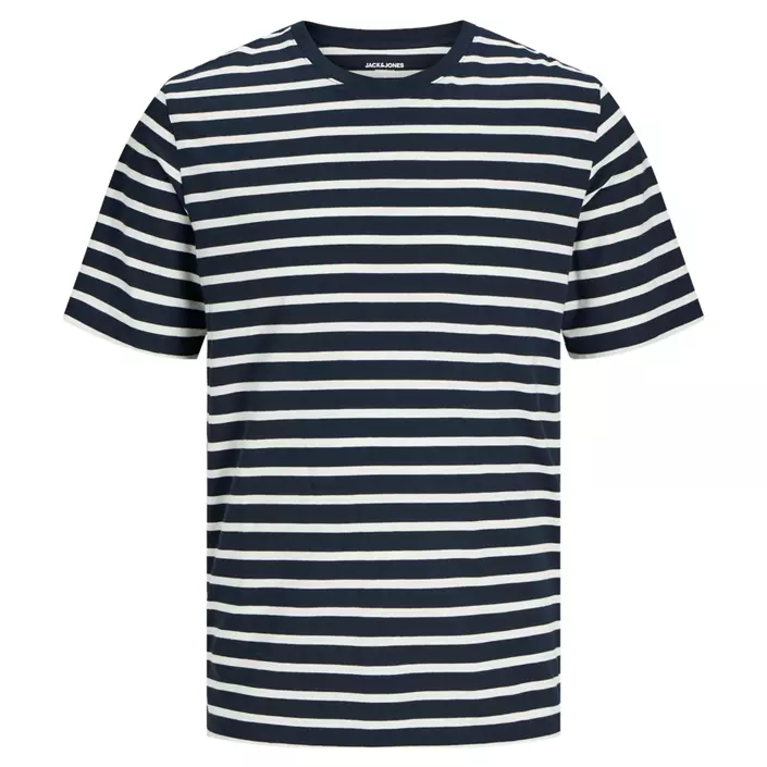 Jack & Jones JJEORGANIC Basic T-shirt, Navy Blazer/Cloud Dancer, large image number 0