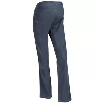 Nybo Workwear ventebukser/graviditetsbukser med ekstra benlængde, Mørk Denimblå