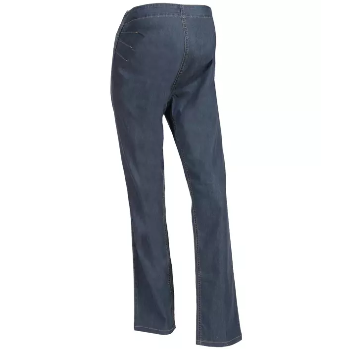 Nybo Workwear ventebukser/graviditetsbukser med ekstra benlængde, Mørk Denimblå, large image number 0