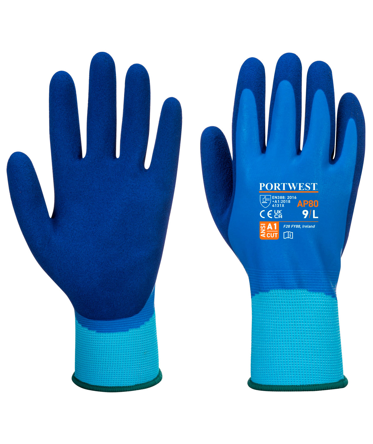Portwest AP80 Liquid Pro work gloves, Blue, large image number 0