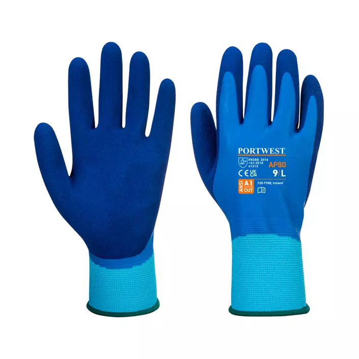 Portwest Liquid Pro work gloves, Blue, large image number 0