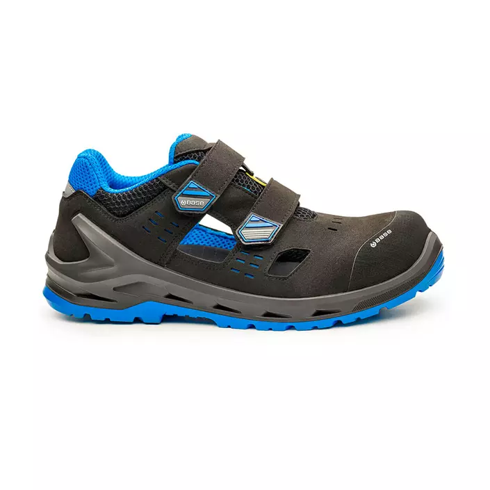 Base I-Bit safety shoes S1P, Black/Blue, large image number 0